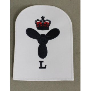 Marine Engineering Technician (Electrical) Ratings Badge Tropical, 1 Crown, large, Petty Officer, NSN 8455-99-132-5971