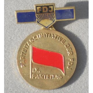 Medaille "Parteitagsinitiative der FDJ" b