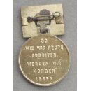 Medal for exellent Achievements 126d/64, gold coloured, 7-Year Plan, original cased
