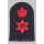 Stores Accountant Ratings Badge Weiß, 1 Stern, klein