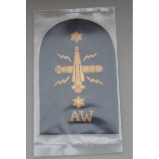 Above Water Weapons Ratings Badge Wei&szlig;, 1 Krone, klein