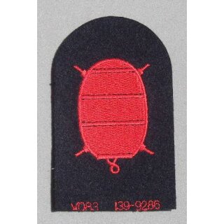 Mine Warfare Sub Branch Ratings Badge Bullion, Basic, klein