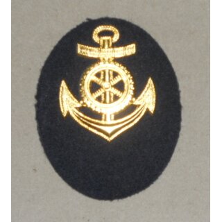 Technical Service Navy Career Insignia Mate, (Tuch), blue, Metal Anchor for Pea Coat (Kolani)