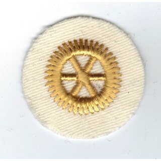 Technical Service Navy Career Insignia Officer, fabric, white