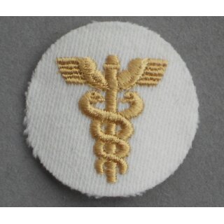 Administrative Service Navy Career Insignia Officer, fabric, white