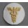 Administrative Service Navy Career Insignia Officer, fabric, white