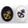 Medical Service Navy Career Insignia Mate, (Tuch), blue, Metal Anchor for Pea Coat (Kolani)