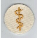 Medical Service Navy Career Insignia Officer, fabric, white