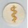 Medical Service Navy Career Insignia Officer, fabric, white