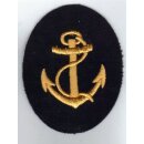 Nautical Service Navy Career Insignia Mate, (Tuch), blue