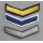 Chevron for Soldiers and NCOs on time auf grau, Armee, Luftwaffe, GT, MfS