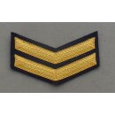 Doppelwinkel f&uuml;r Berufsunteroffiziere auf blau,...