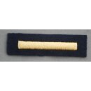 Dienstrangabzeichen Obermatrose blau auf wei&szlig;, Kunstseide