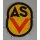 ASV - Armeesportvereinigung, Abzeichen f&uuml;r Sportkleidung #1, ungetragen, gestickt