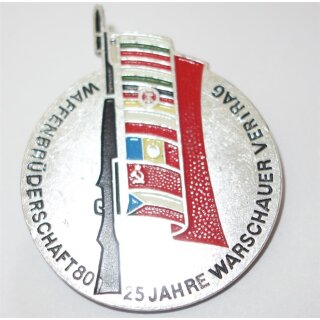 Waffenbr&uuml;derschaft 1980, Man&ouml;verabzeichen getragen, gut