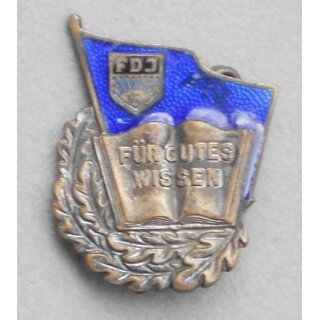 Badge "For good Knowledge", 1.Type, silver 22c, Iron, Number missing