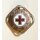 Qualification Badge of the Water Rescue Service od the GDR Red Cross 75d, Iron, bronze coloured, enamelled, Miniature