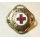 Qualification Badge of the Water Rescue Service od the GDR Red Cross 75d, Iron, bronze coloured, enamelled, Miniature