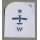 FAA W Ratings Badge Weiß, 1 Stern, groß