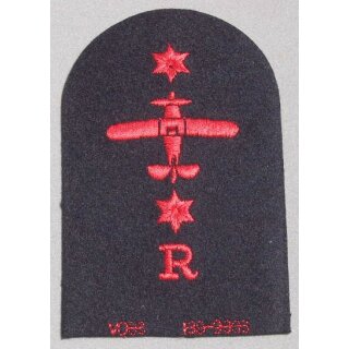 FAA Air Engineering, Radio / Radar Ratings Badge Wei&szlig;, 1 Krone 1 Stern, klein