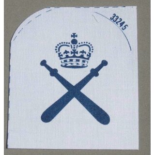 Physical Trainer Ratings Badge Blau, 1 Krone, klein