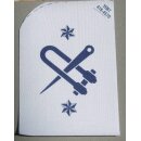 Boom Trained  Ratings Badge White, 2 Stars, large