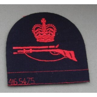 Junior Marksman  Badge Blau, 1 Krone 1 Stern, klein