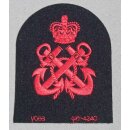 Petty Officer Ratings Badge White, 1 Crown 1 Star