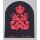 Petty Officer Ratings Badge White, 1 Crown 1 Star