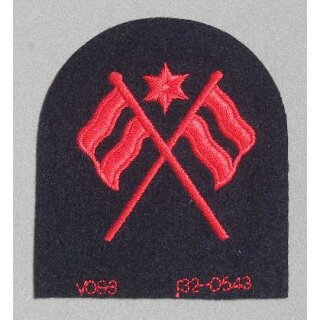 Signalman Ratings Badge White, Basic, large