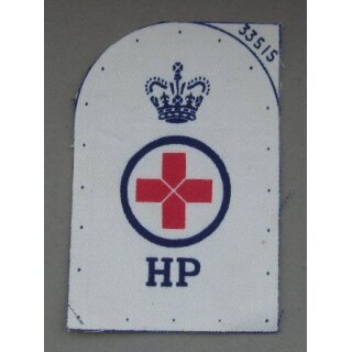 Medical Health Physicist Ratings Badge Weiß, 1 Krone, groß, frühe Variante