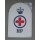Medical Health Physicist Ratings Badge Weiß, 1 Krone, groß, frühe Variante