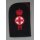 Medical Mental Nurse Ratings Badge Weiß, 2 Sterne, groß