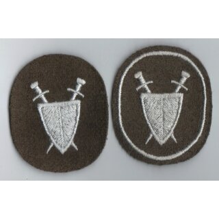 Militärjustiz Dienstlaufbahnabzeichen weiß, frühe Form