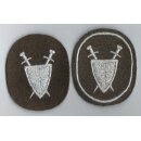 Militärjustiz Dienstlaufbahnabzeichen weiß, Offizier, 1966-90, ab 1974 Fähnriche