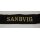 "S", Danish Navy Cap Tally Sandvig