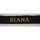 "D", Danish Navy Cap Tally Diana