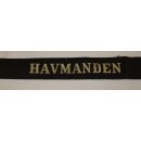 "H" Danish Navy Cap Tally