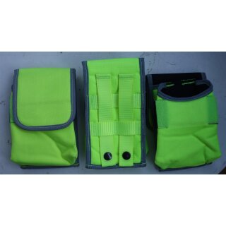 Taschen für Schutzwesten, gelb, Aegis, verschiedene #1, PK##0052-DOC25, Document Case, ca. 19x11.5x4cm, mit Elastikschlaufen für Stifte, neuwertig