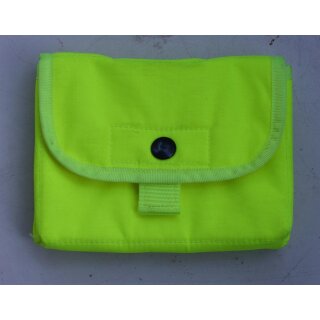 Pouches for Protective Vests, yellow, Mehler, various #21, PT-514 Note Book Pouch ca.15.5x12x2cm mit Stiftschlaufe, like new0