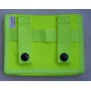 Pouches for Protective Vests, yellow, Mehler, various #21, PT-514 Note Book Pouch ca.15.5x12x2cm mit Stiftschlaufe, like new0