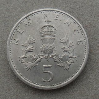 5 Pence / New Pence Coin