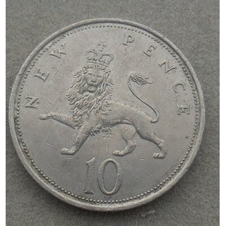 10 Pence / New Pence Mnze