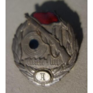 Schießabzeichen der Kampfgruppen, silber 246a, with  No.I