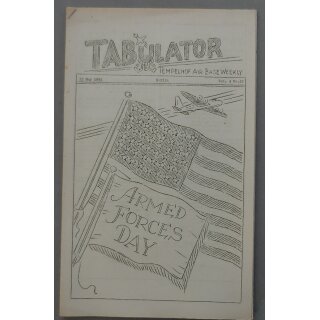 Tabulator - Tempelhof Air Base Weekly - Berlin Vol.4 No.18, 15 May 1954