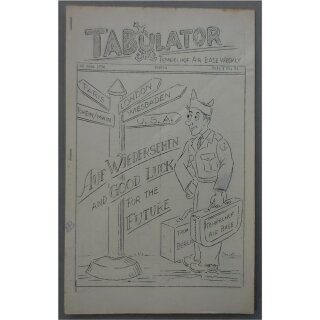 Tabulator - Tempelhof Air Base Weekly - Berlin Vol.4 No.24, 26 June 1954