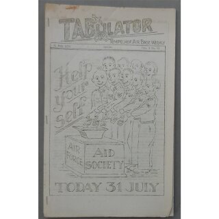 Tabulator - Tempelhof Air Base Weekly - Berlin Vol.4 No.29, 31 July 1954