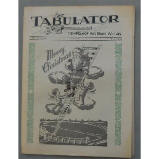 Tabulator - Tempelhof Air Base Weekly - Berlin Vol.4 No.50, 24 December 1954