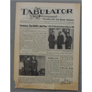 Tabulator - Tempelhof Air Base Weekly - Berlin Vol.5 No.6, 12 February 1955