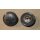Uniformknopf, Schweiz, Ordonanz 1978, FHD / MFD Kunststoff, grau, Metall&ouml;se, 20mm